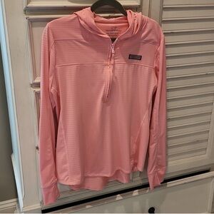 Vineyard Vines Pink Striped Pull Over
